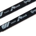 Пилки для лобзиков ТУНДРА, по дереву, прямой рез, HCS, 50/75×1.2 мм, 2 шт. - Фото 4