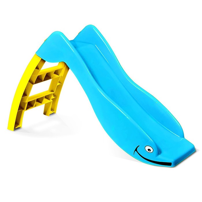 Горка «Дельфин», цвет голубой, жёлтый - Фото 1