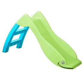 Горка «Дельфин», цвет зеленый, голубой
