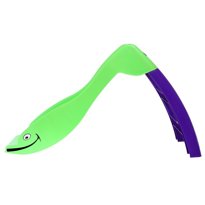 Горка «Дельфин», цвет зелёно-фиолетовый - фото 1910408631