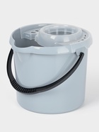 Ведро с отжимом МОП Etna, 9 л, 29×28×23.5 см, серое - Фото 4