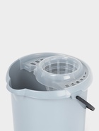 Ведро с отжимом МОП Etna, 9 л, 29×28×23.5 см, серое - Фото 5