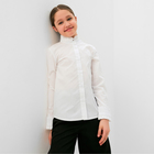 Блузка для девочки MINAKU, цвет белый, рост 128 см - Фото 3