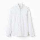 Блузка для девочки MINAKU, цвет белый, рост 140 см - Фото 4