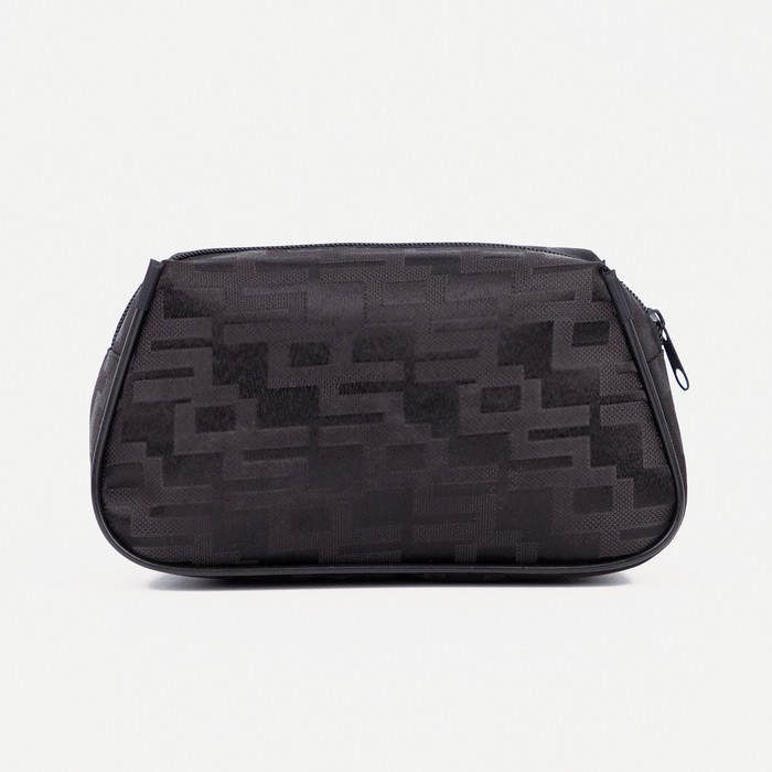 Косметичка на молнии, цвет чёрный 29497