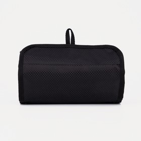 

Косметичка на молнии, 4 отдела, цвет чёрный