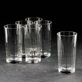 Набор стаканов высоких «Отражение», 230 мл, 6 шт