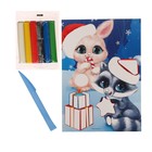 Фреска и картина из пластилина «Новый год!», набор для творчества 9084085