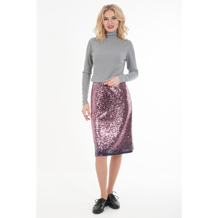 Водолазка женская Wisell, размер 46, цвет серый - Фото 1