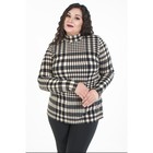 Водолазка женская Wisell, размер 54, цвет серо-чёрный - Фото 2