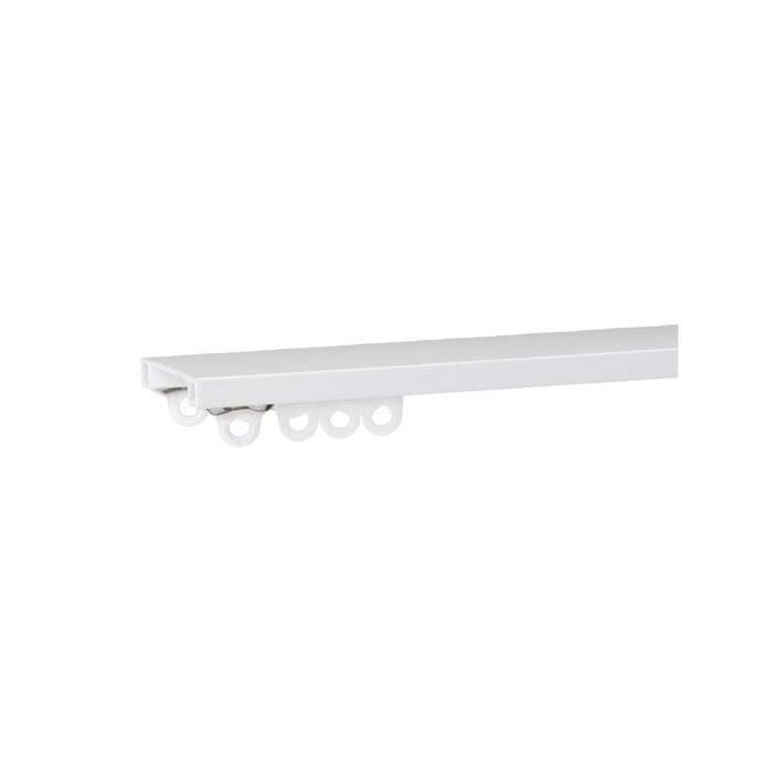 Карниз профильный Facile twin, потолочный, алюминиевый, 160 см, цвет белый - Фото 1