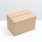 Коробка складная, бурая, 39 х 25 х 25 см - фото 8551602