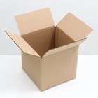 Коробка складная, бурая, 30 х 30 х 30 см - Фото 1