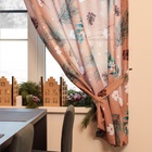 Комплект штор для кухни с подхватами «Этель» Fir branches, 2 шт., бежевые, 145×180 см - Фото 3