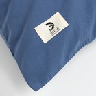 Комплект наволочек Этель 50*70 см - 2 шт, цв. синий, жатый хлопок,140гр/м2 - фото 24686340