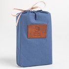 Комплект наволочек Этель 50*70 см - 2 шт, цв. синий, жатый хлопок,140гр/м2 - фото 24686342