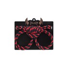 Наручники-оковы из хлопковой веревки «Узел-Омега», 3,3 м, цвет чёрно-красный - Фото 4
