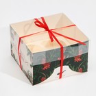 Коробка для капкейка «Ботаника», 16 × 16 × 10 см - фото 318945641