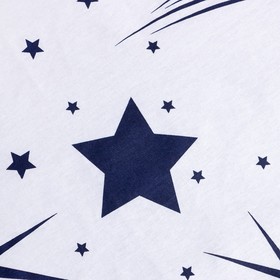 Простыня LoveLife «Звёзды» 150×220 см, 100% хлопок, поплин, 125 г/м²