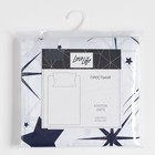 Простыня LoveLife «Звёзды» 150х220 см, 100% хлопок, поплин, 125 г/м² - фото 809299223
