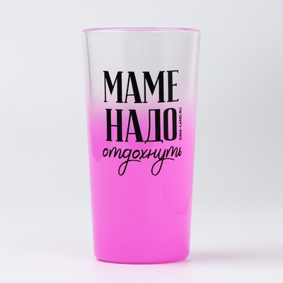Стакан стеклянный «Маме», 230 мл