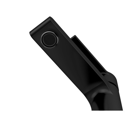 Смеситель для раковины Cersanit BRASKO BLACK A63111, высокий, сливной гарнитур, черный