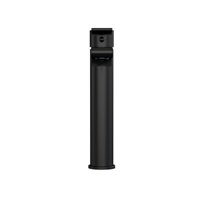Смеситель для раковины Cersanit BRASKO BLACK A63111, высокий, сливной гарнитур, черный