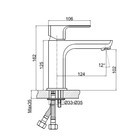 Смеситель для раковины Cersanit GEO A63039, сливной гарнитур, - Фото 8