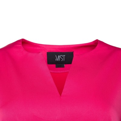 Платье мини женское с поясом MIST, размер 44-46, розовое