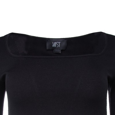 Лонгслив женский MIST, размер 40-42, чёрный