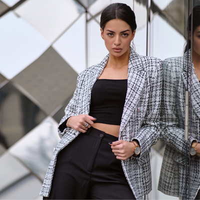 Лонгслив женский MIST, размер 44-46, чёрный