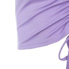 Футболка женская на кулиске MIST размер 44-46, цвет лиловый - Фото 9