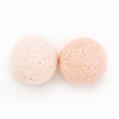 Бомбочки для ванны «С Новым годом», 2×40 г, аромат чайная роза, Чистое счастье