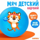 Мяч детский ZABIAKA, d=22 см, 60 г, цвет МИКС - фото 2555190