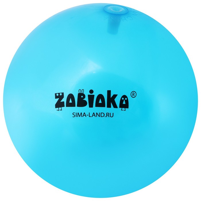 Мяч детский ZABIAKA «Монстрик», d=22 см, 60 г, цвет голубой - фото 1906027638