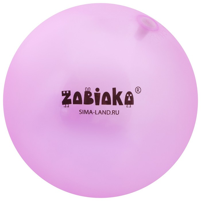 Мяч детский ZABIAKA, d=22 см, 60 г, цвет МИКС - фото 1906027661