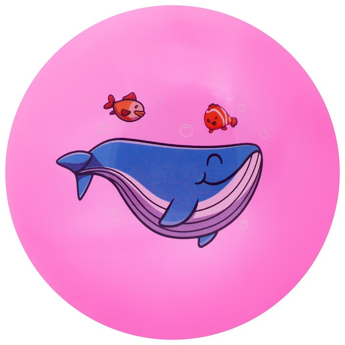 Мяч детский ZABIAKA «Кит», d=22 см, 60 г, цвет МИКС - фото 1906027705