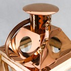 Подсвечник дерево "Фонарь - трапеция" бежевый набор 2 шт 39х18х13; 55х15х22,5 см - фото 21660692