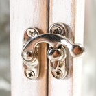 Деревянный подсвечник-фонарь на 1 свечу «Медальон лепнина», набор 2 шт., 29×22×13 см; 47×19×31 см - фото 21660708