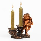 Подсвечник "Ангелочек", на две свечи, 11 х 5.5 х 12 см - фото 6637208