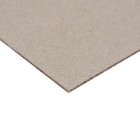 Картон переплётный (обложечный) 2.2 мм, 30 х 40 см, Х LINE (сенгвич), 800 г/м2, серый - Фото 2