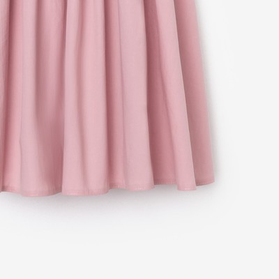 Платье для девочки с воротником KAFTAN, размер 32 (110-116 см), пудровое