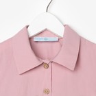 Платье для девочки с воротником KAFTAN, размер 36 (134-140 см), пудровое 7980967 - фото 14059807