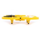Квадрокоптер радиоуправляемый DRONE, подсветка, работает от аккумулятора, цвет жёлтый - Фото 2