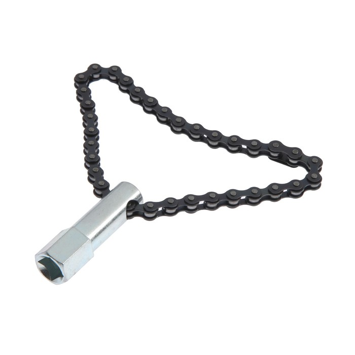 Съемник масляного фильтра цепь СЕРВИС КЛЮЧ 75320, под квадрат 1/2" - Фото 1