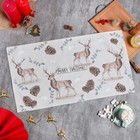 Полотенце «Этель» Deer and bumps, 40×73 см, 100% хлопок, саржа 190 г/м²  (артикул 7772783)  большой выбор товаров оптом и в розницу по низким ценам с доставкой