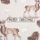 Полотенце «Этель» Deer and bumps, 40×73 см, 100% хлопок, саржа 190 г/м²  (артикул 7772783)  большой выбор товаров оптом и в розницу по низким ценам с доставкой