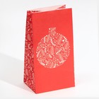 Пакет без ручек  «Красный», 10 × 19.3 × 7 см - Фото 3