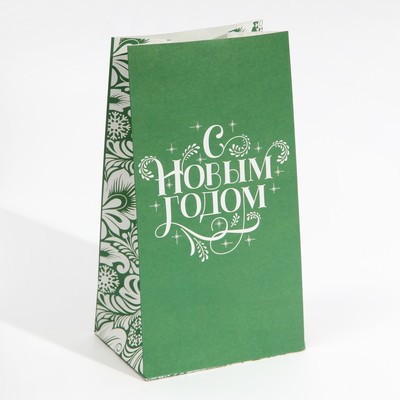 Пакет без ручек «Узоры», 10 х 19.3 х 7 см