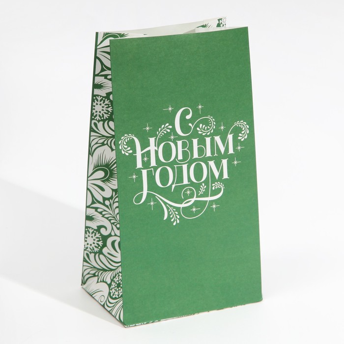 Пакет без ручек «Узоры», 10 х 19.3 х 7 см - Фото 1